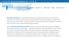 Desktop Screenshot of clearwaterbankruptcyattorney.net